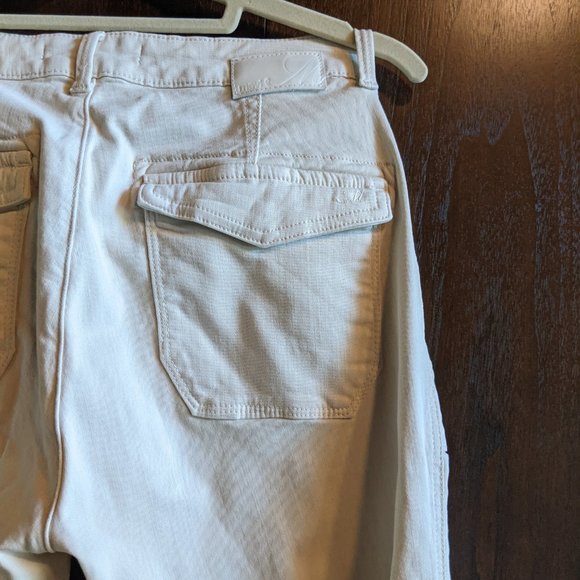 Mavi Ivy Slim Cargo Pants Antique White - Picture 8 of 10